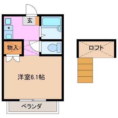 レーベンハイムⅢの物件間取画像